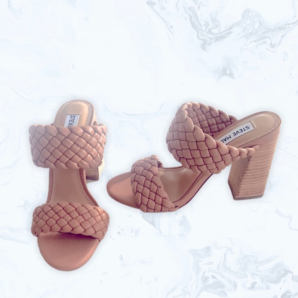 Steve Madden Tielo block heel sandal NWB Size 5.5